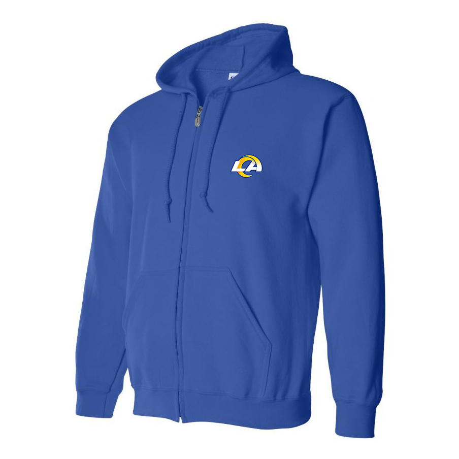 Men's Los Angeles Rams Zipper Hoodie