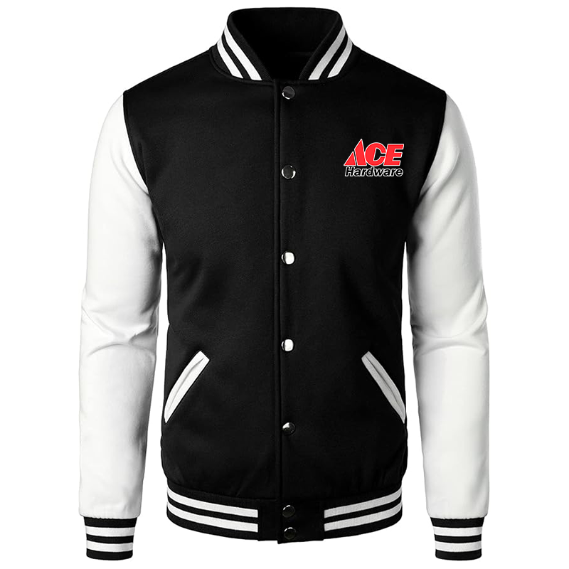 Men's Ace Varsity Baseball Jacket Cotton Blend Letterman Jackets