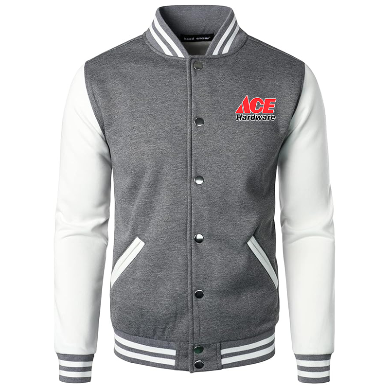Men's Ace Varsity Baseball Jacket Cotton Blend Letterman Jackets