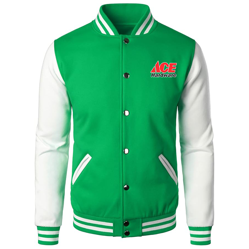 Men's Ace Varsity Baseball Jacket Cotton Blend Letterman Jackets