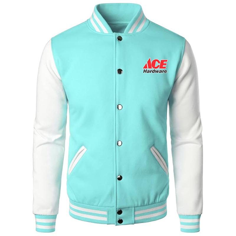 Men's Ace Varsity Baseball Jacket Cotton Blend Letterman Jackets