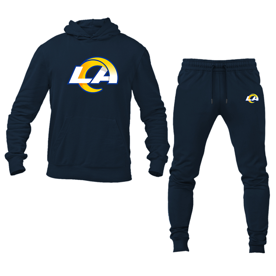 Men's Los Angeles Rams Hoodie and Joggers Set