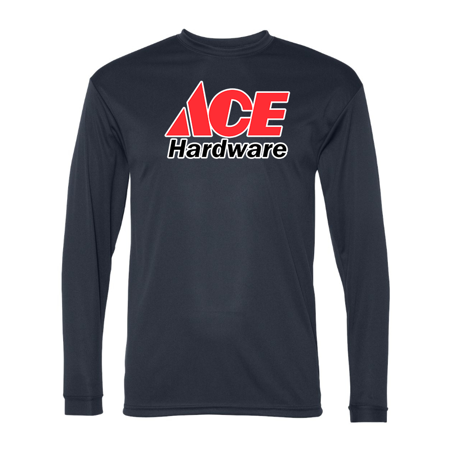 Men's Ace Polyester Long Sleeve T-Shirt