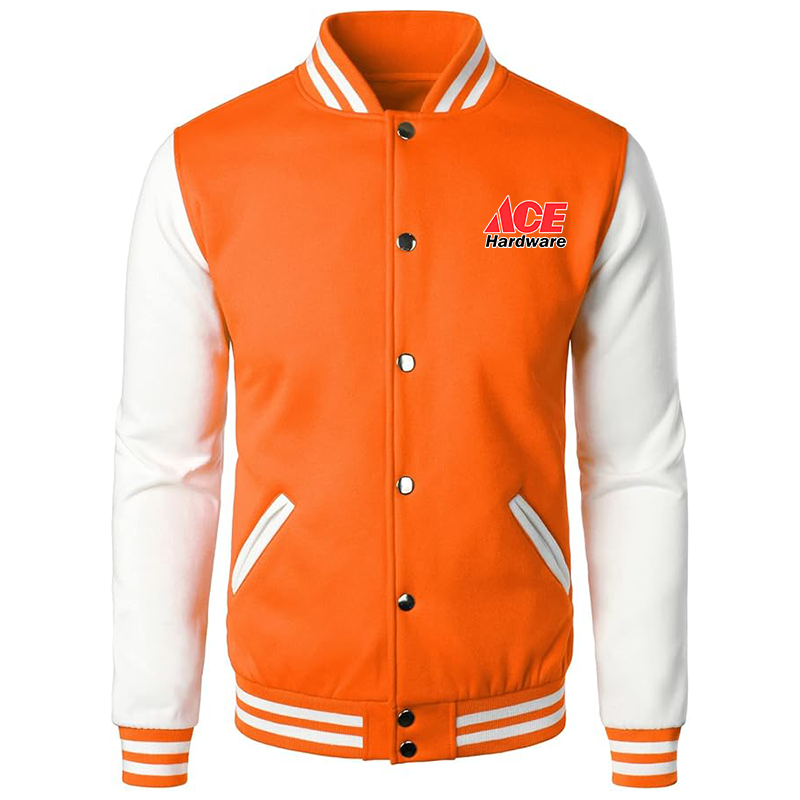 Men's Ace Varsity Baseball Jacket Cotton Blend Letterman Jackets