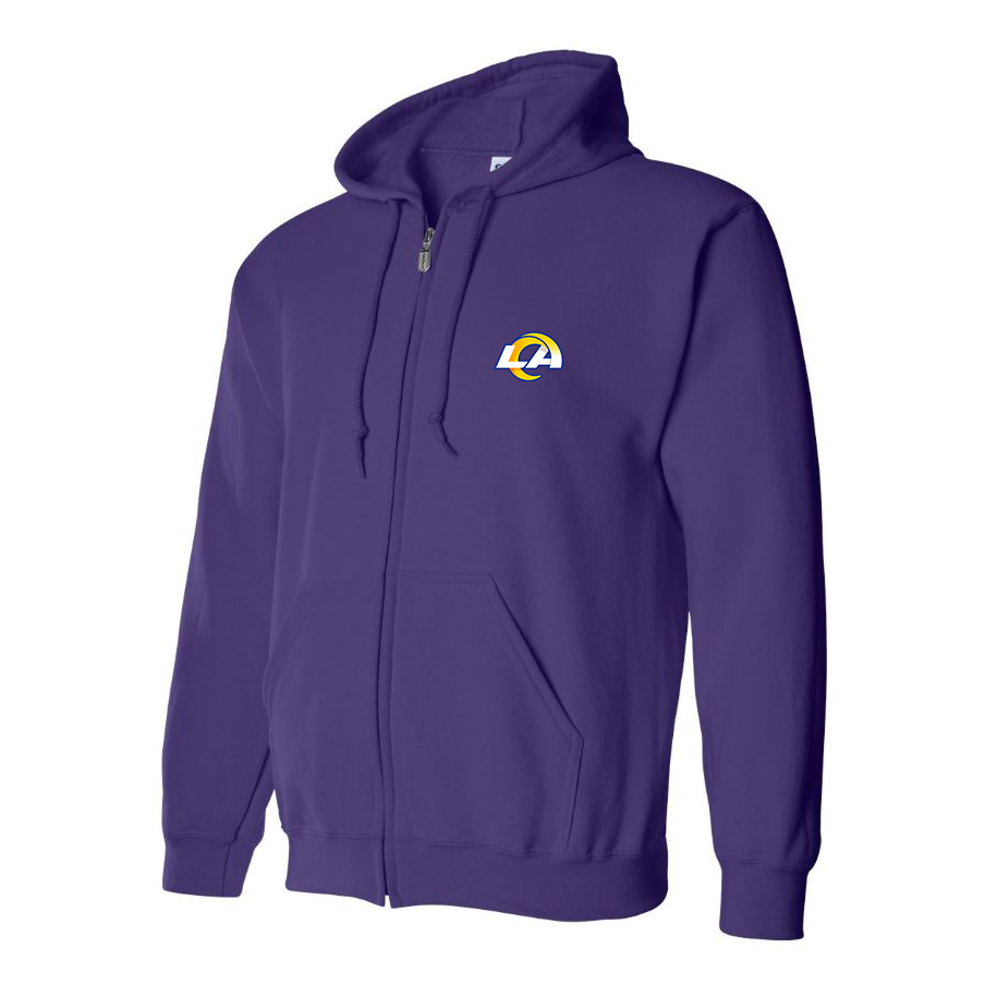 Men's Los Angeles Rams Zipper Hoodie