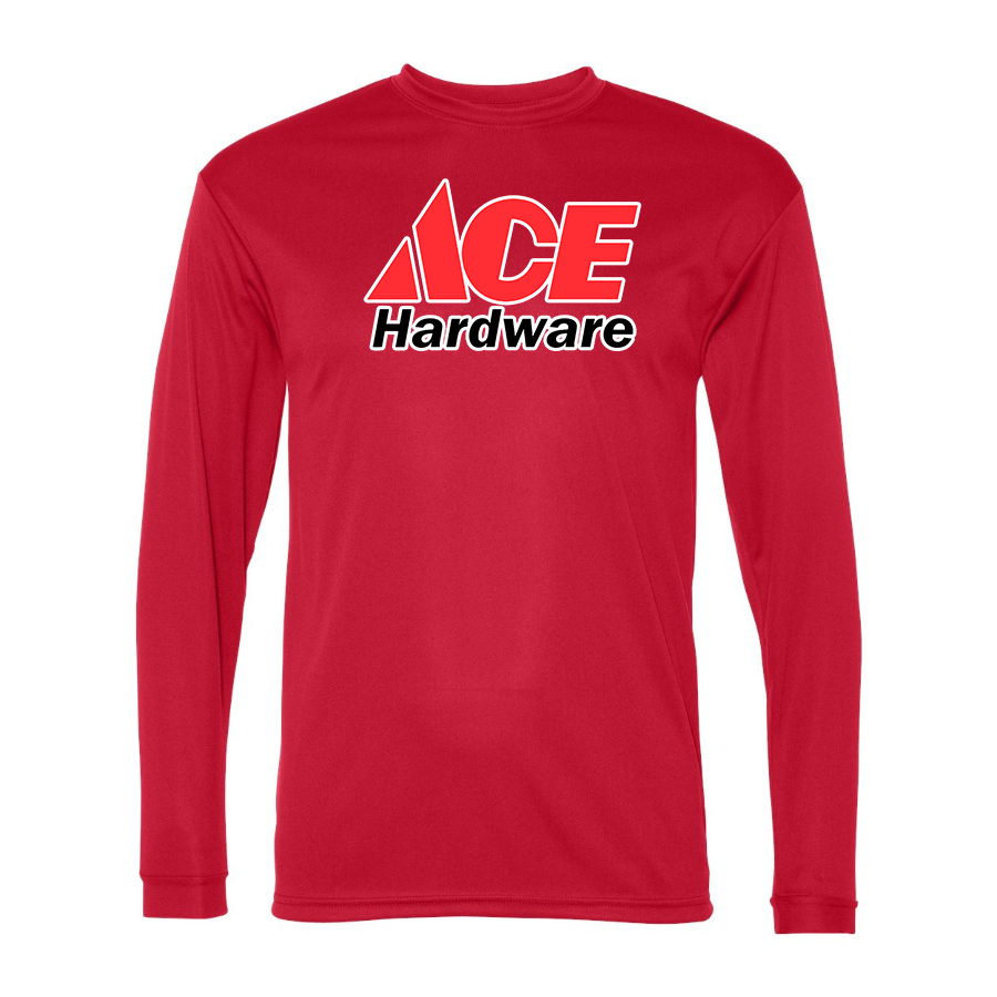 Men's Ace Polyester Long Sleeve T-Shirt