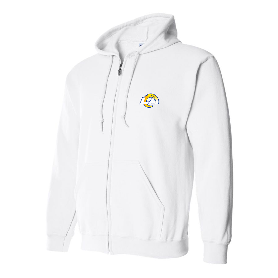 Men's Los Angeles Rams Zipper Hoodie