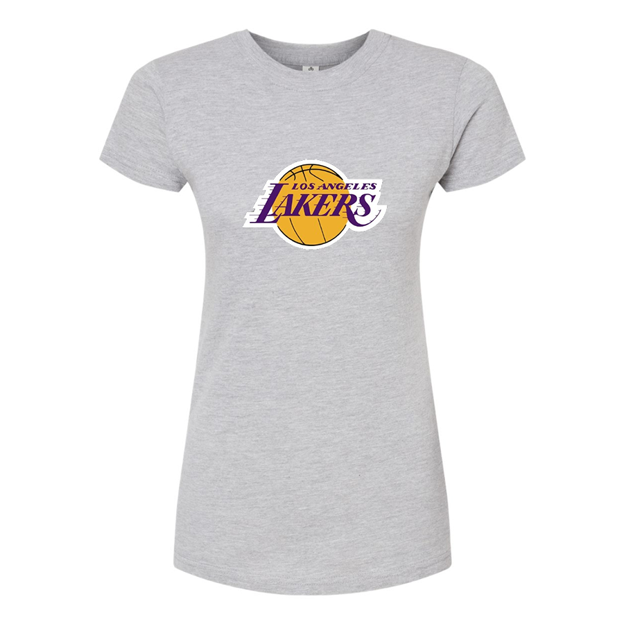 Women's Los Angeles Lakers Round Neck T-Shirt