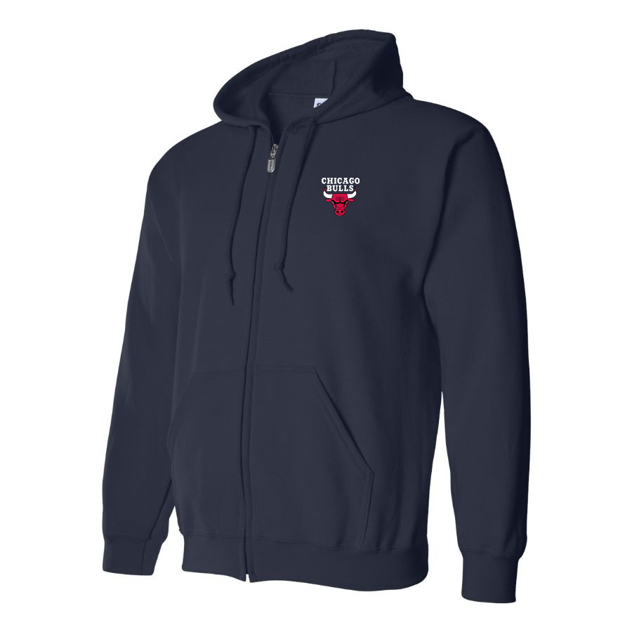 Men's Chicago Bulls Zipper Hoodie