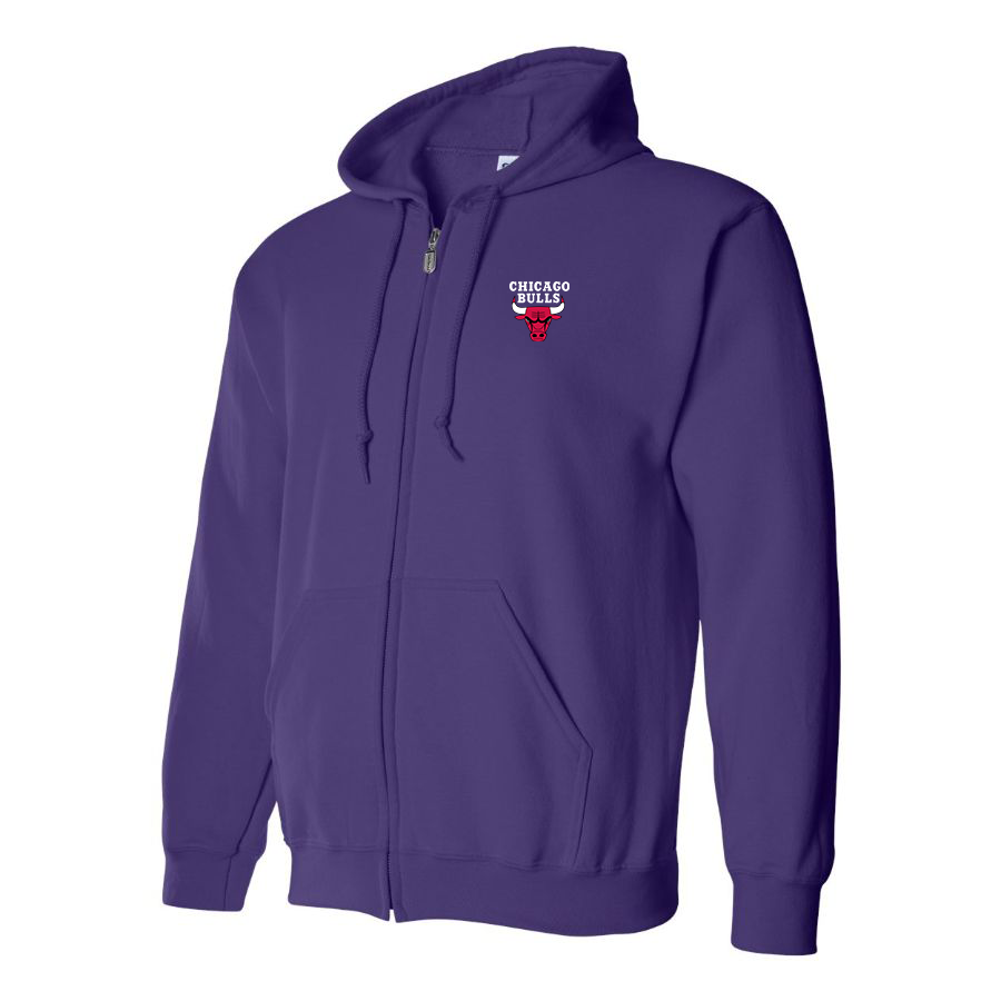 Men's Chicago Bulls Zipper Hoodie