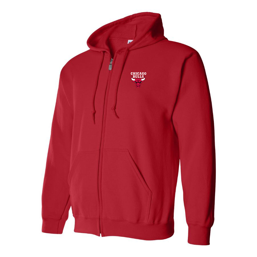 Men's Chicago Bulls Zipper Hoodie