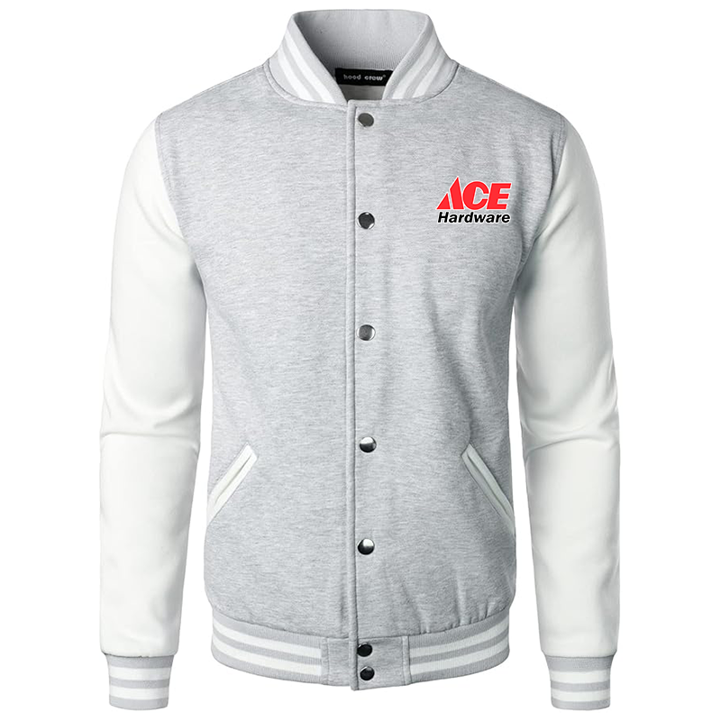 Men's Ace  Varsity Baseball Jacket Cotton Blend Letterman Jackets